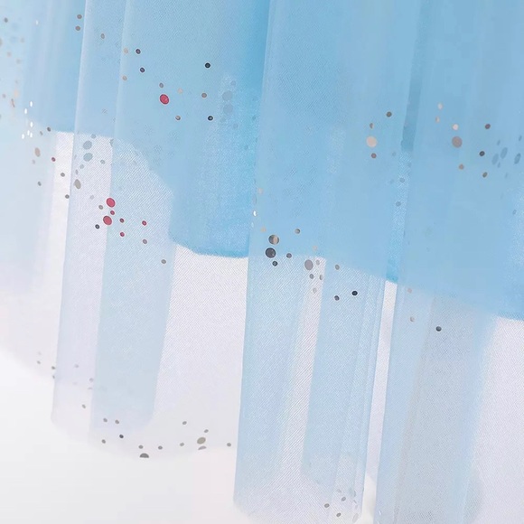 Sparkly costume Elsa Christmas frozen snowflake ❄️ cute high quality dress - Picture 8 of 12